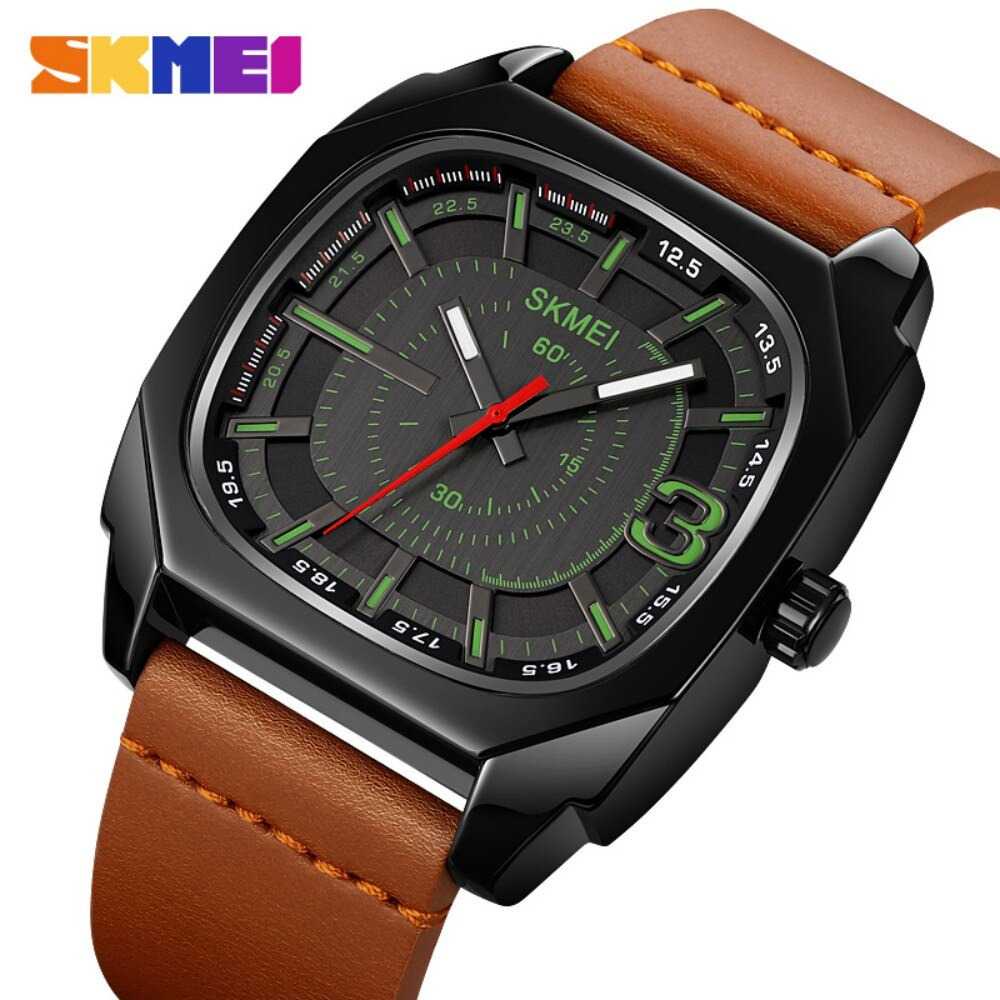 ARS - SKMEI Jam Tangan Analog Pria Strap Kulit - 1822