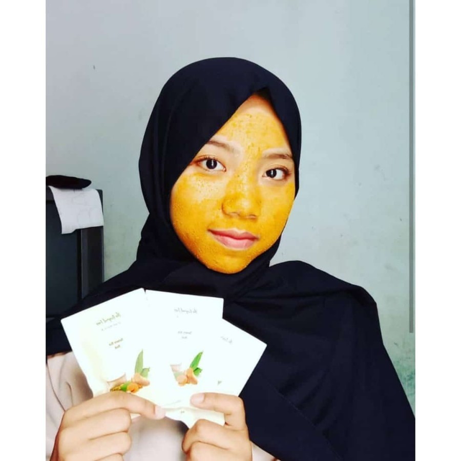 BEST!!! Masker Kunyit Beras Tumeric Rice / Masker wajah / Masker komedo by NURJANAH SALIM