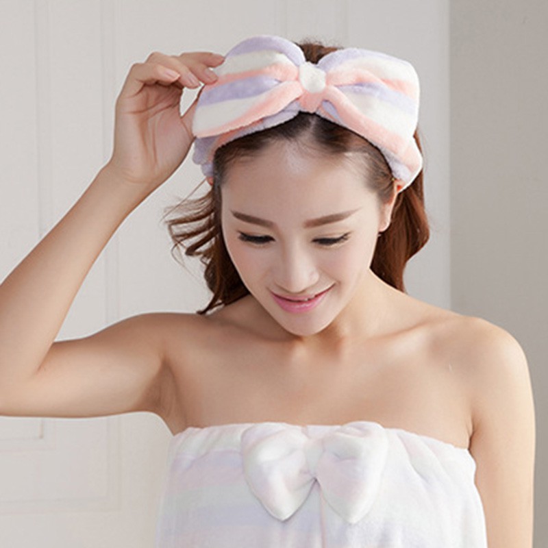 OVERFLOWS.ID Bandana Import Bando Cuci Muka Headband Masker Bulu Rasfur