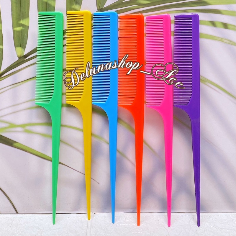 Sisir Sasak Gagang Panjang / Sisir Konde / Sisir Blow Lancip / sisir panjang apple