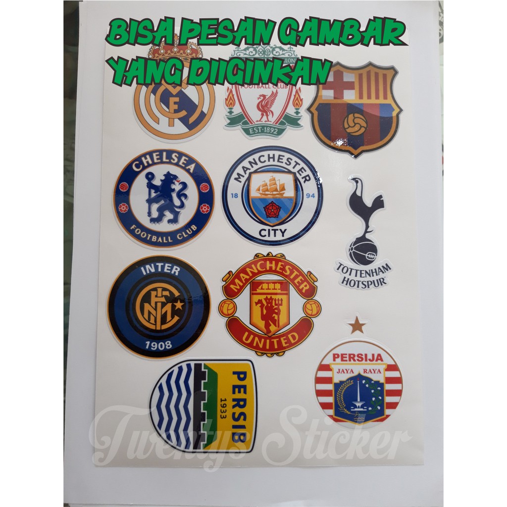 

STIKER SEPAK BOLA FOOTBALL STICKER BISA PESAN GAMBAR SESUAI KEINGINAN