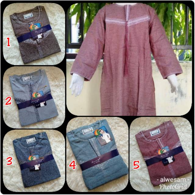Gamis anak model oman alwesam jubah anak