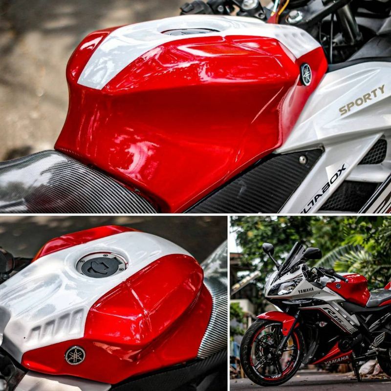 COVER TANGKI R1 BUAT R15V2 COVER TANGKI R15 V2 MODEL R1