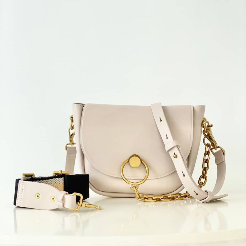 Tas Selempang Wanita Import Ori CK Becca Chunky Chain Link Crossbody Bag C1251