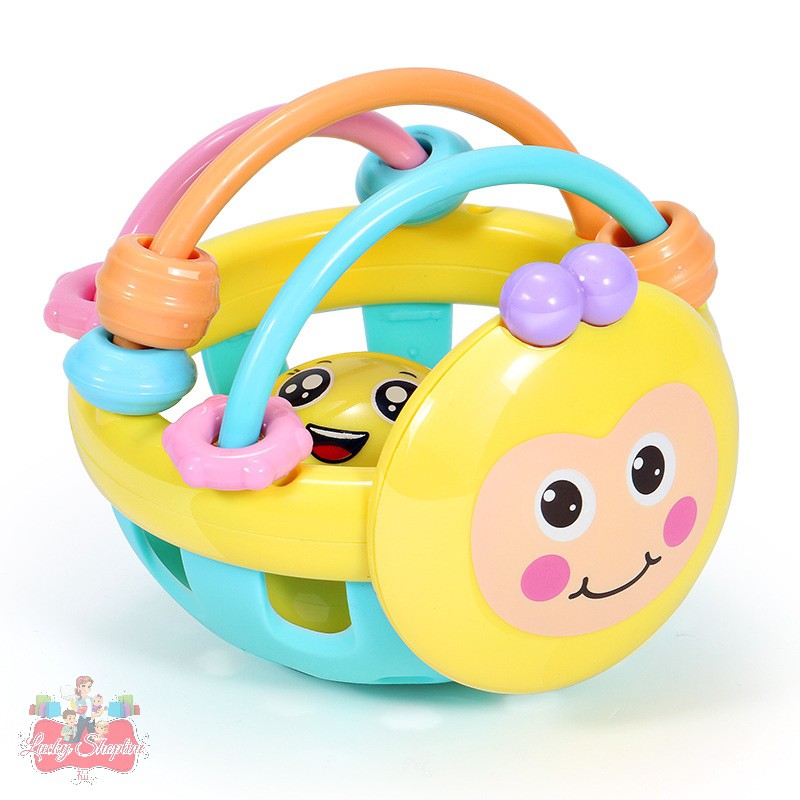 [BIG SALE] Mainan bayi bola rattle/teether/kerincingan/bentuk animal lebah lucu