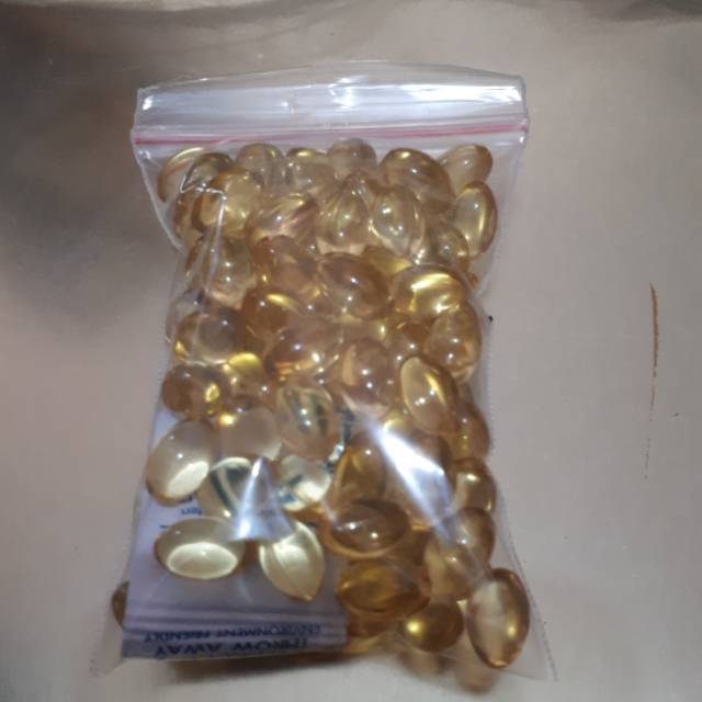 minyak ikan fish oil 100pcs plastik