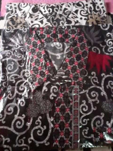 Hot Item Kemeja Hem Batik Pria Pekalongan Terfavorit Lengan Pendek Size M L Xl