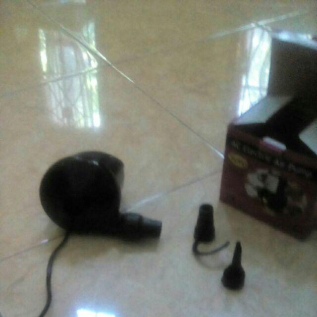 Pompa Angin Listrik Tiup Sedot Vacuum Bag Vakum Elektrik Mini Kasur Angin Sofa Angin Portable Travel