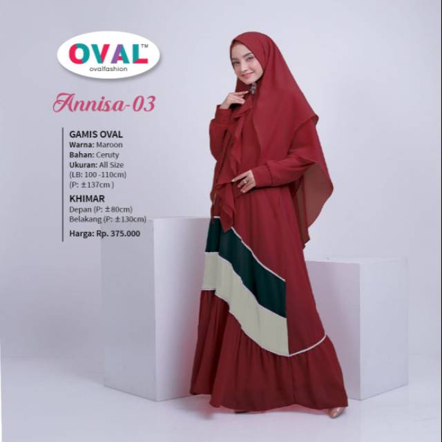 Gamis Annisa 03 by Oval Fashion
