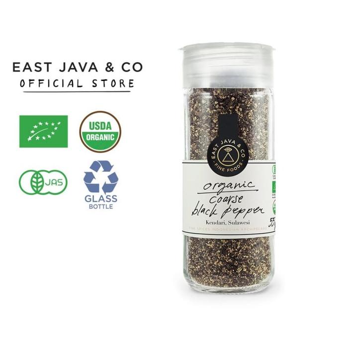

East Java & Co Organic Coarse Black Pepper - 55g (Lada Kasar Organik)