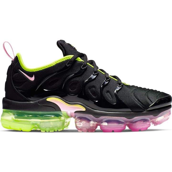 nike vapormax plus black pink volt