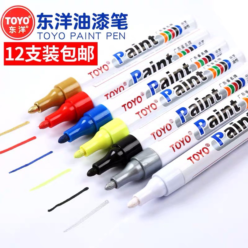 Spidol Warna Spidol Ban TOYO Paint Marker Toyo Original Spidol Nat Keramik Ori