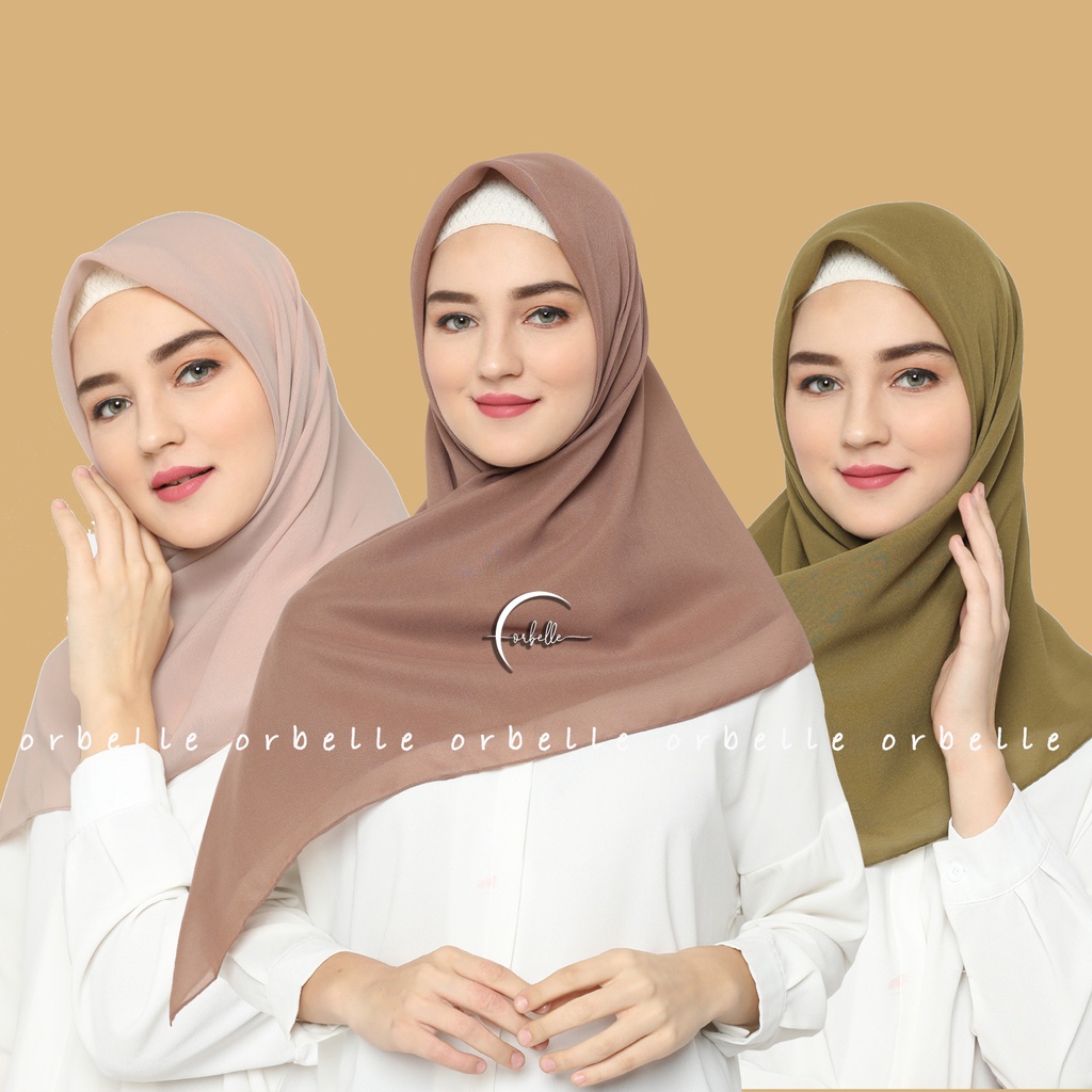 [ JAHIT TEPI ] BELLA SQUARE / HIJAB SEGIEMPAT