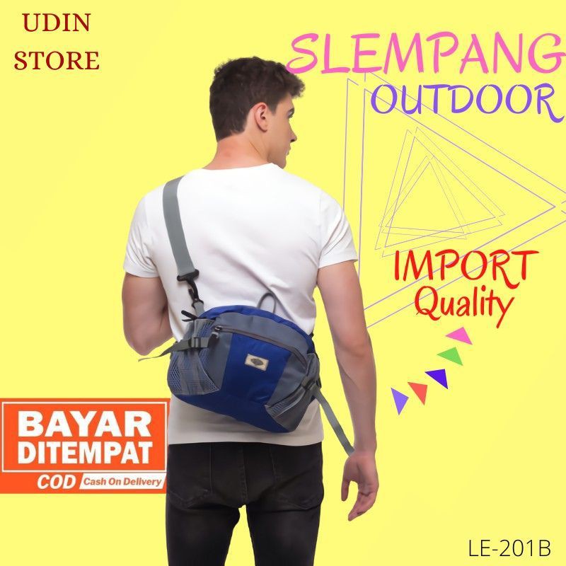 Tas Selempang Pria Waisbag Cowok Cowo Slempang Westbag Wesbag Salempang Samping Pria Tnf LE-201B