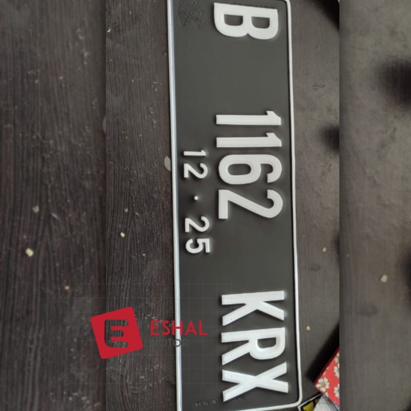 PLAT NOMOR MOBIL STANDAR 1 PCS