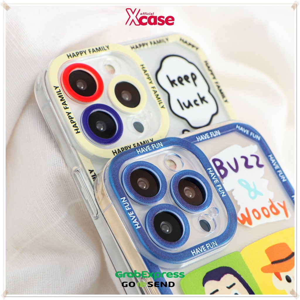 Soft Case Cartoon Snoopy and Toy Story Full Lens Cover iPhone iPhone 7 8 SE 7+ 8+ X XR XS 11 12 13 MINI PRO MAX