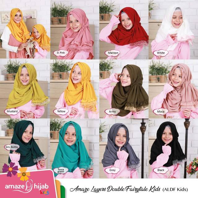 Hijab instan anak by tiara hijabers aldf kids