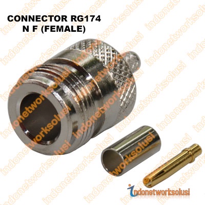 KONEKTOR CONNECTOR RG174 N F (FEMALE)