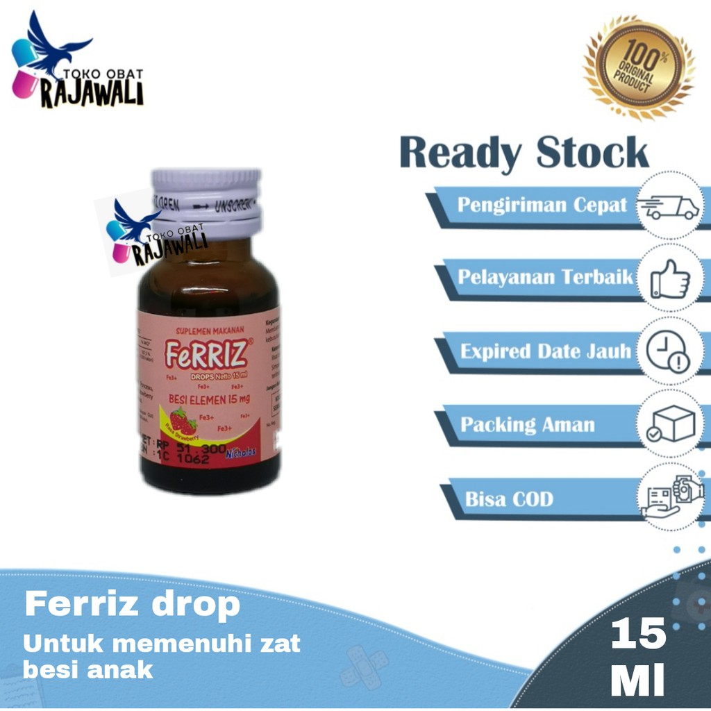 Ferriz drop suplemen zat besi anak