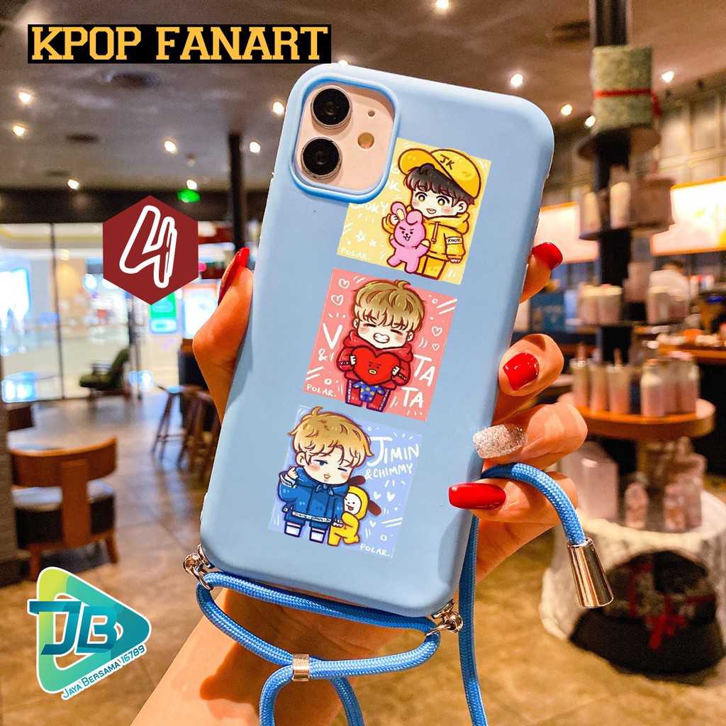 SOFTCASE SLINGCASE TALI LANYARD CANDY KPOP OPPO VIVO XIAOMI SAMSUNG REALME IPHONE ALL TYPE JB4658
