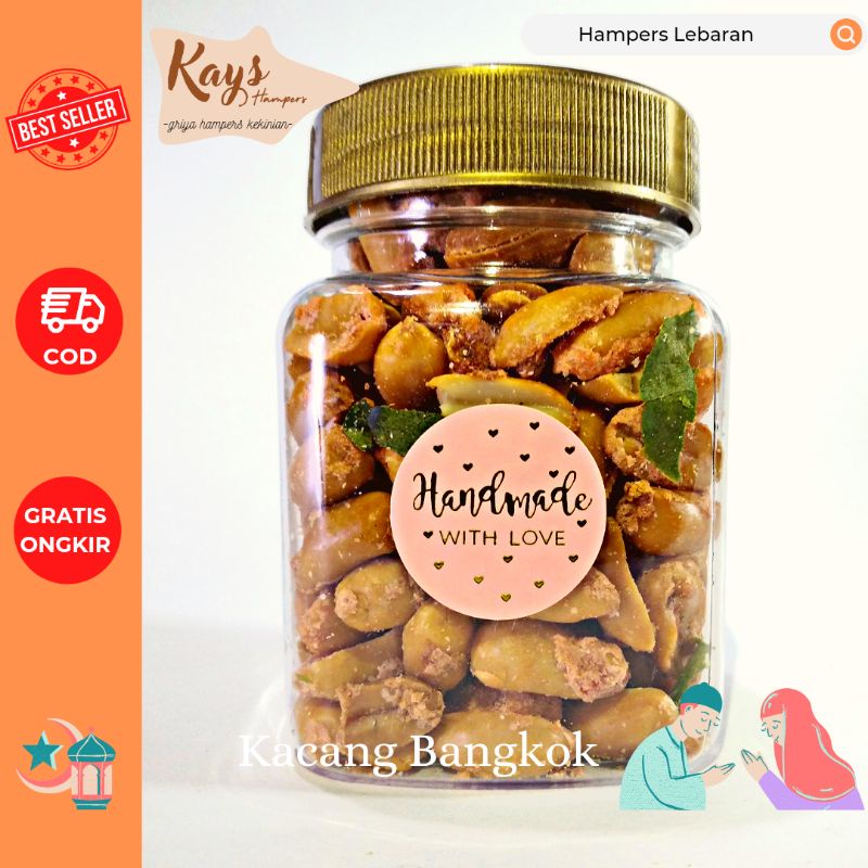 

Hampers Lebaran Unik Kacang Bangkok Gurih Renyah || Bingkisan Lebaran