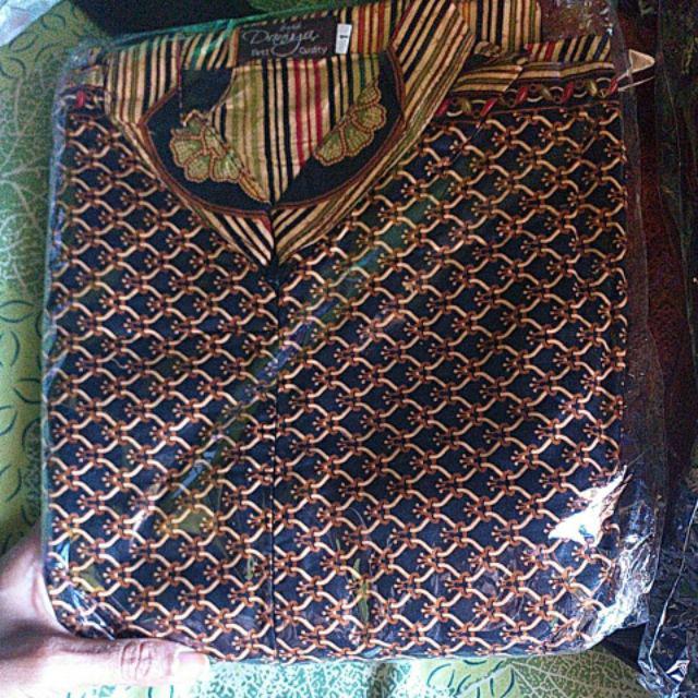 Gamis Batik Modern Bola Bunga Bahan Katun Primisima Support Busui