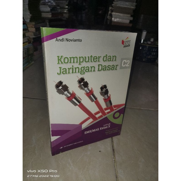 buku komputer dan jaringan dasar kelas 10 SMA Erlangga revisi terbaru