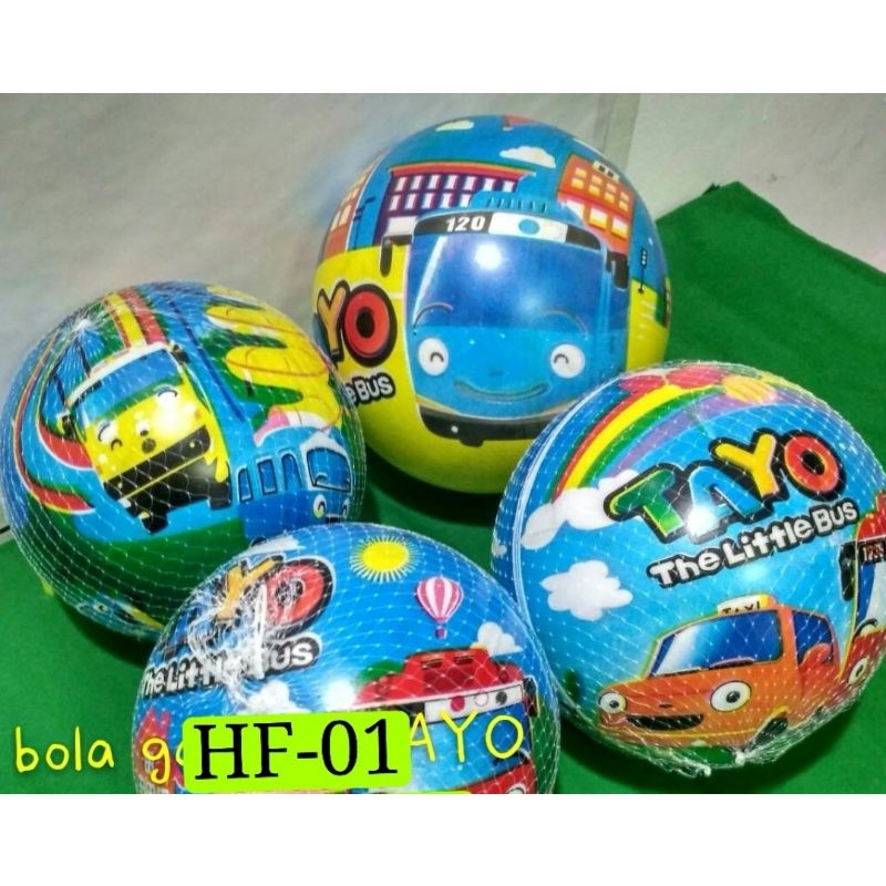 PROMO Mainan Anak Bola Karet Karakter TAYO