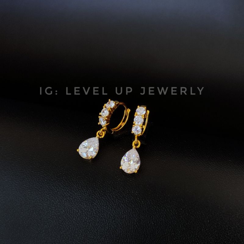 Anting Tetes Air | Anting Tembaga Hongkong | Anting Pesta | Giwang | Pelik | Kerabu | Bandul | Suban