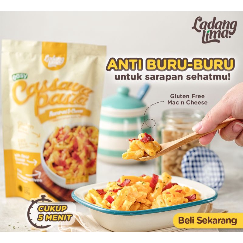 

cassava pasta ladang lima macaroni keju makaroni bolognise