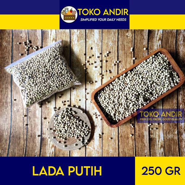 

Lada Putih / Pedes Putih Kuaitas Super 250gr