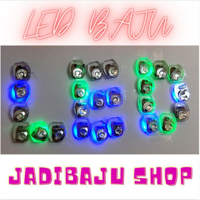 LED BAJU ANAK LAMPU LOL APLIKASI PATCH SEQUIN ANTI AIR WATERPROOF 3 WARNA