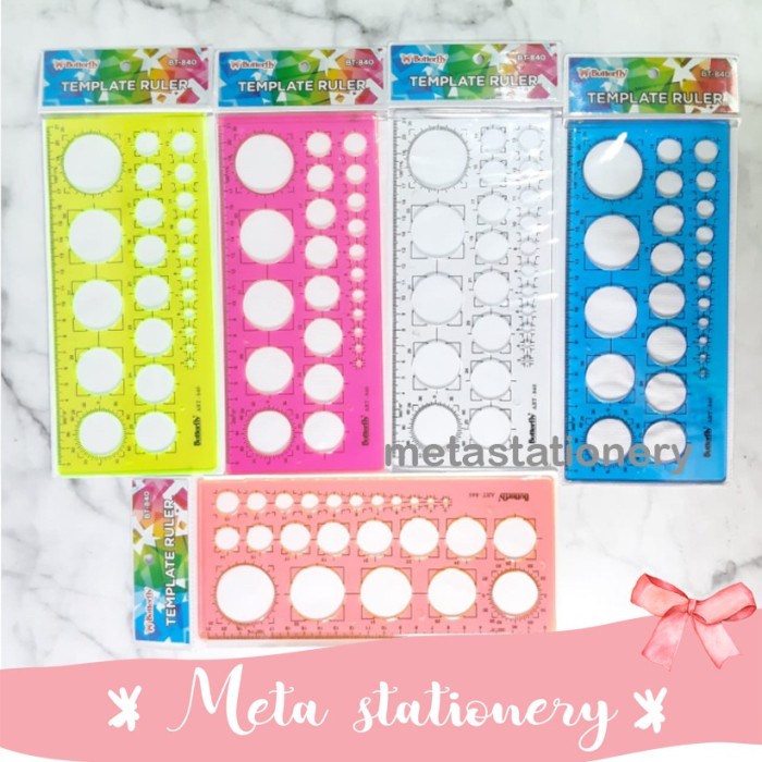 

Dijual Template Ruler / Penggaris Cetakan Bt-840 Butterfly Limited