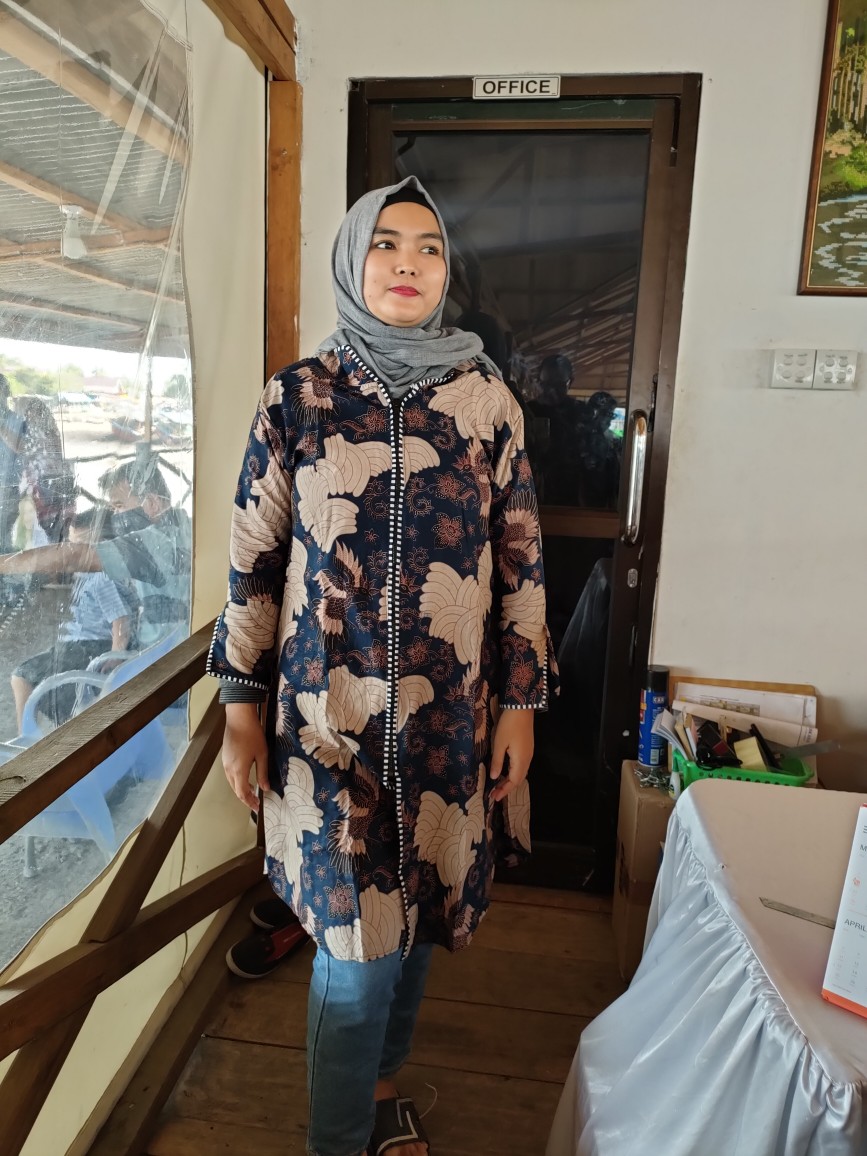 Tunik Batik Zipper Terbaru 01