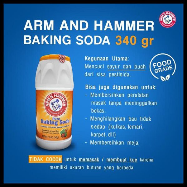 

ARM & HAMMER BAKING SODA 340GR