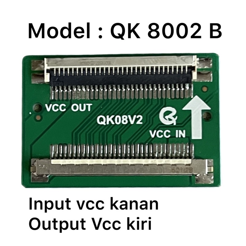 30 Pin HD Konektor Converter PFC LVDS Pengubah jalur VCC kiri dan kanan 30 pin 30 jalur