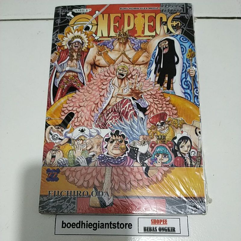 komik one piece 77, segel, TS