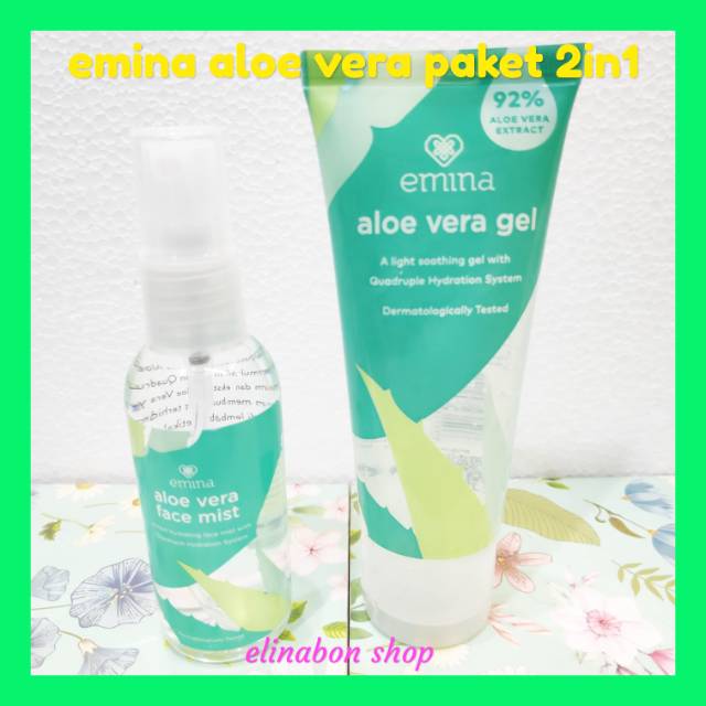 Emina aloe vera paket 2in1