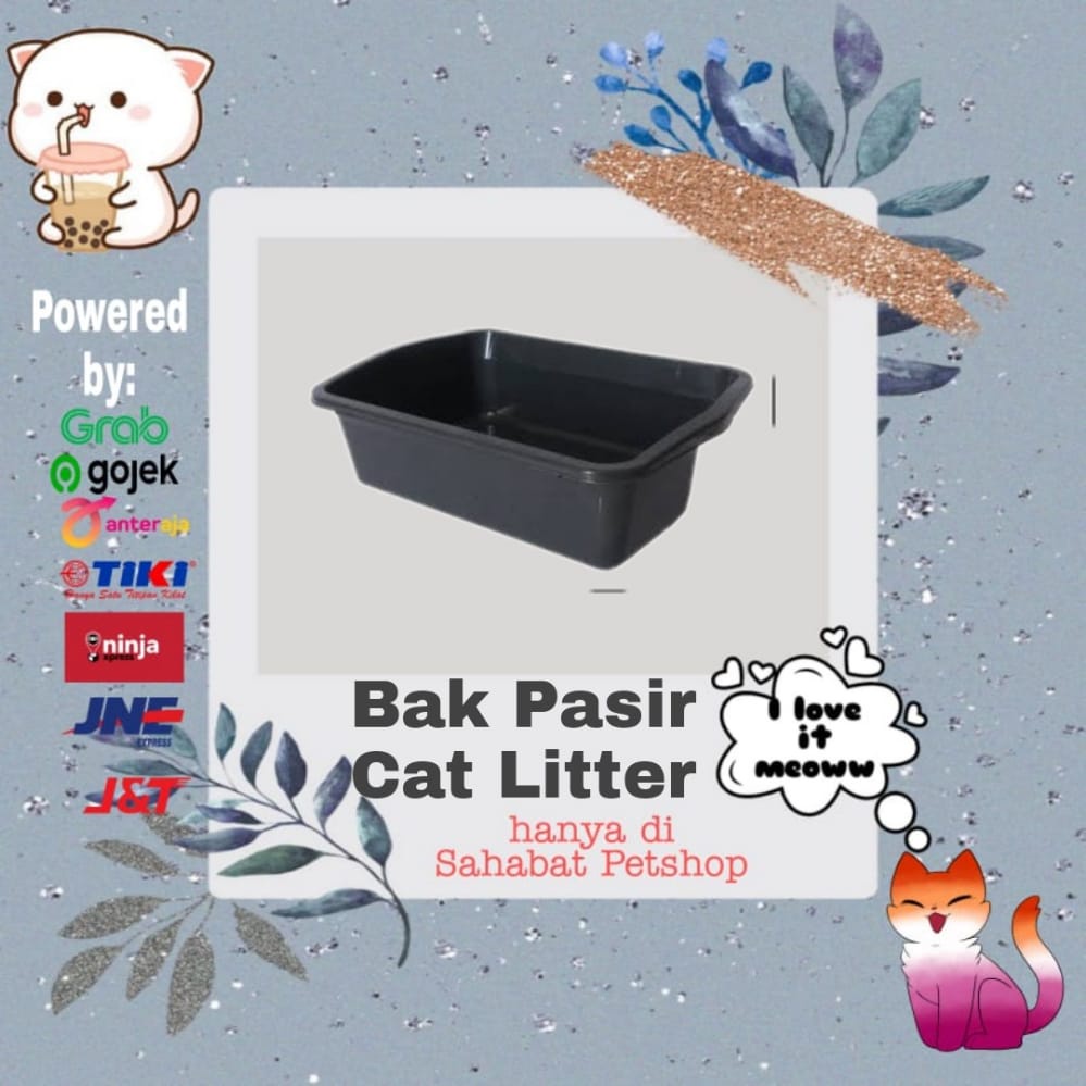 Bak Pasir Kucing Ukuran S