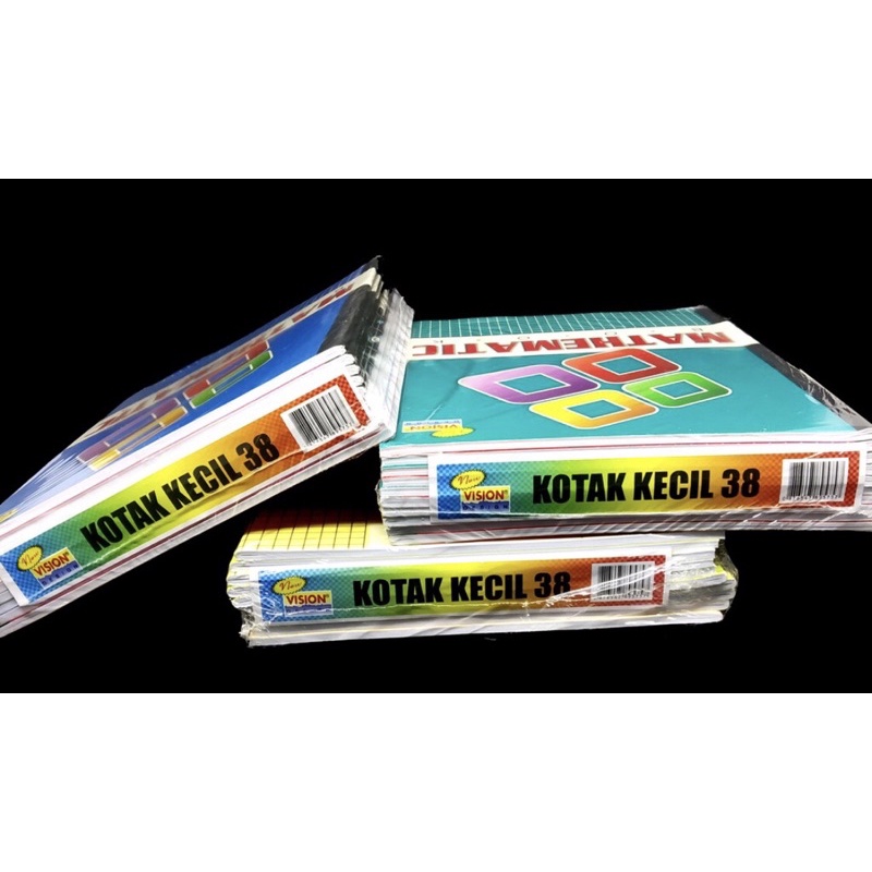 

BUKU TULIS MEREK VISION 38LEMBAR STRIMIN MATEMATIKA ( Isi 10 buku )