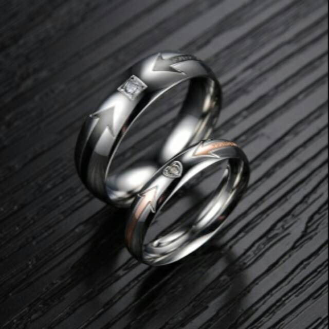 cincin couple titanium 2