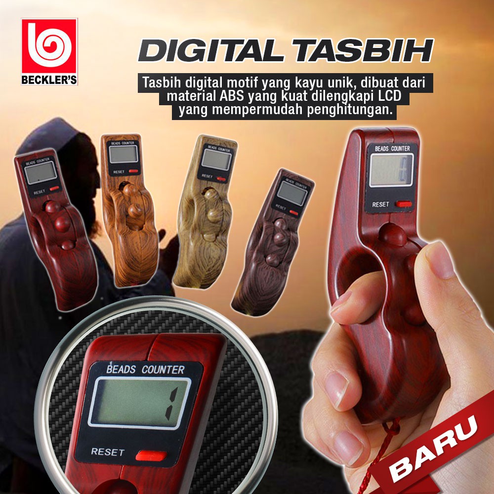 Tasbih Muslim Digital Alat Hitung Tahlil Digital Finger Counter