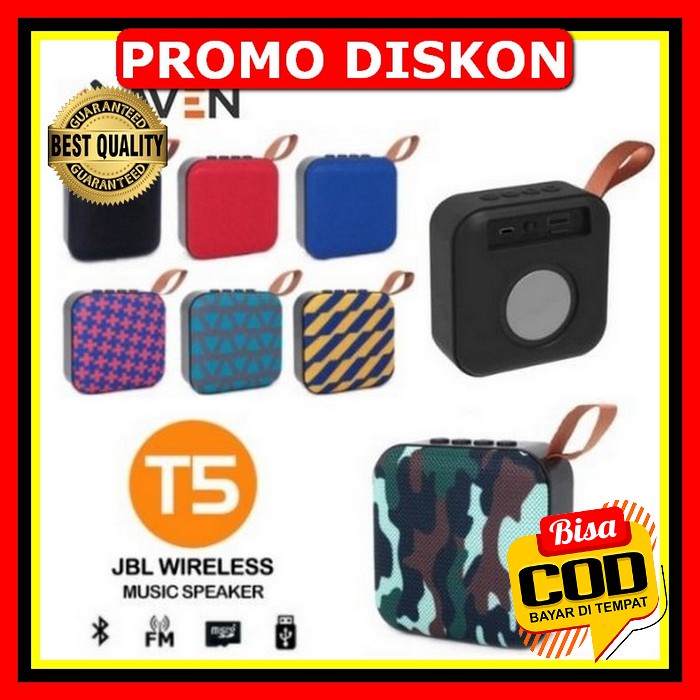 Speaker Bluetooth Spiker Portable Mini Speker Bass Sepiker Aktif  GR878 Aven Speaker Bluetooth Por