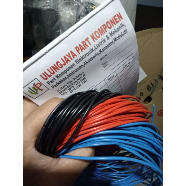 kabel NYAF kabel serabut kabel kontrol- HITAM