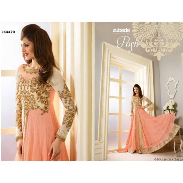 Anarkali Salwar Kameez Baju India Original Terbaru