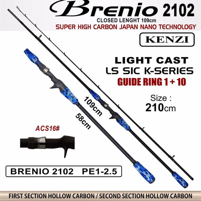 JORAN BAITCASTING KENZI BRENIO 210 AP-157