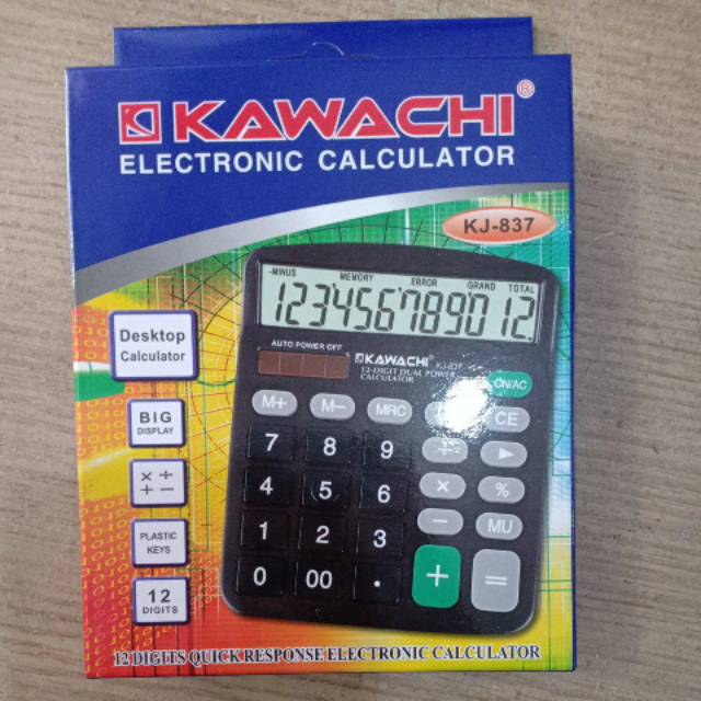 

Kalkulator / Calculator Kawachi KJ 837