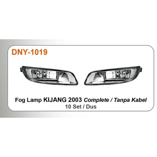 Fog Lamp Foglamp / Lampu Bumper Bemper Kabut Kijang 2003. Komplit. Harga Perset