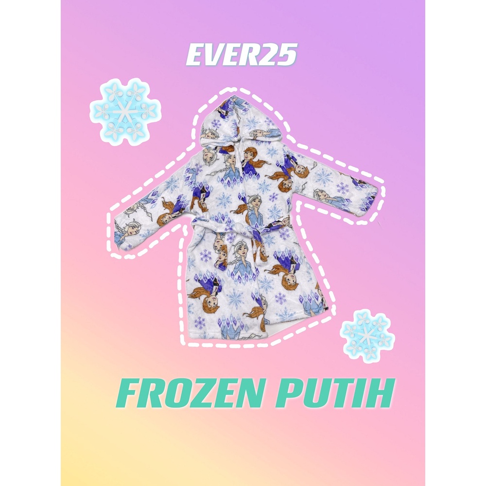 KIMONO PIYAMA MANDI RENANG ANAK Karakter PEPPA MICKEY MARVEL FROZEN UNICORN