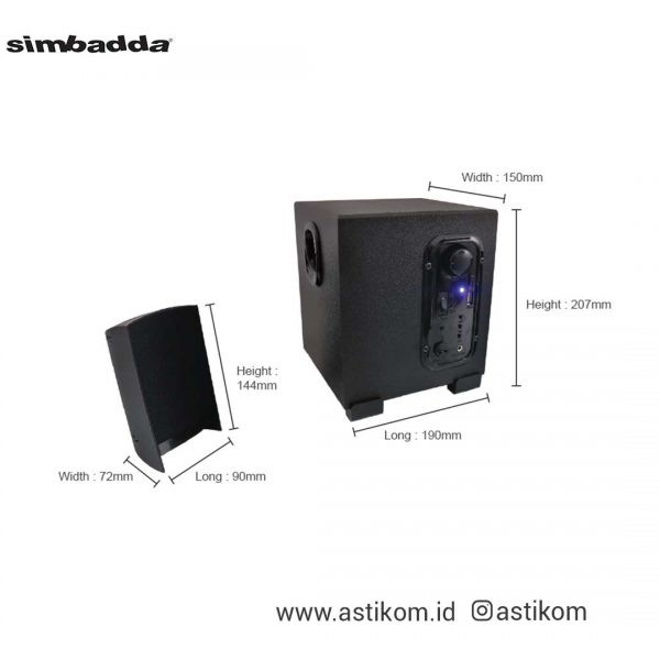 SPEAKER SIMBADDA CST3000N MUSIC PLAYER SPEAKER